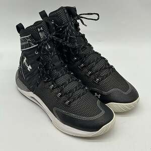 Under Armour Hovr Highlight Ace Black White Volleyball Shoes Women's Size 11